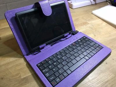 £11.79 • Buy Purple Acer ICONIA A101 7  7in Tab Tablet PC Micro USB Keyboard Case Stand