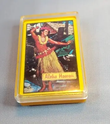 Vintage 1960s Aloha Hawaii Hula Girl Playing Cards Sealed Pack Hong Kong • $16.78