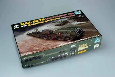 Trumpeter 00212 1/35 MAZ-537G Late With Semi-Trailer • $88.99