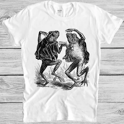 Toad Demons Dancing Frog Art Painting Meme Movie Music Gift Tee T Shirt M1140 • £6.35