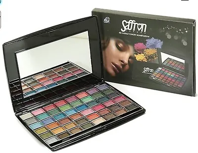 Saffron 48 Colour Cream Eyeshadow Palette Make Up Gift Set • £6.99