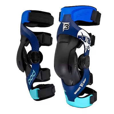 New Pod K4 2.0 Knee Braces Pair Danger Boy Deegan Mx Enduro Youth Guards Onesize • $341.06