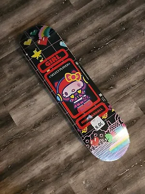 Girl X Sanrio Kawaii Arcade Hello Kitty Mike Carroll 8.0 Pro Skateboard Deck • $99.99