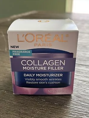 $12.99 • Buy Loreal Paris Fragrance Free Collagen Moisture Filler Day/Night Cream-1.7oz