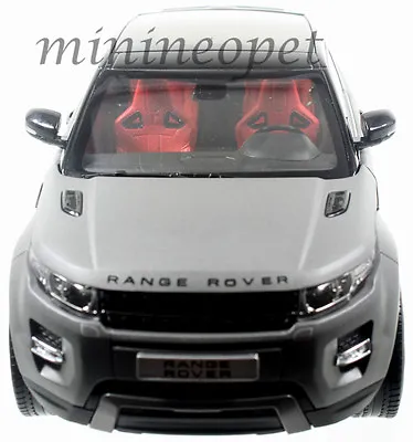 WELLY GT AUTOS 11003 LAND RANGE ROVER EVOQUE 1/18 DIECAST GREY With BLACK TOP • $65.90