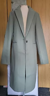 Long Tall Sally Longline Coat Light Green Size 14UK • £14.99