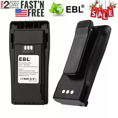 2500mAh NNTN4496 NNTN4851 Battery For Motorola PR400 EP450 CP150 CP200 CP040 USA • $19.59