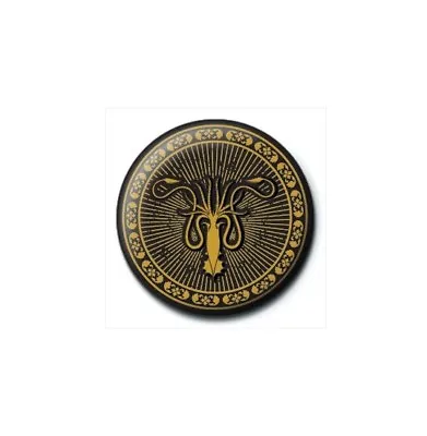 Game Of Thrones Greyjoy Family Sigil Black Pin Badge Button Brooch Official • £1.95