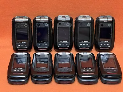 Lot Of 10 Motorola Barrage V860 Flip Cellular 3G • $49