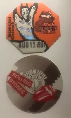 Rolling Stones Voodoo Lounge 1994-1995 Special Guest Pass Orange/steel Wheels • $28