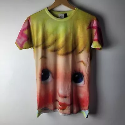 Topshop Meadham Kirchhoff Women Size S/M Dolly Tee Print T-Shirt Summer Casual • £30