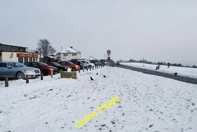 Photo 6x4 Snow On Portsdown Hill (11) Cosham  C2013 • £2