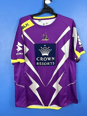 £34.41 • Buy Melbourne Storm Home Adults NRL Traing Shirt Crown Resorts 5XL