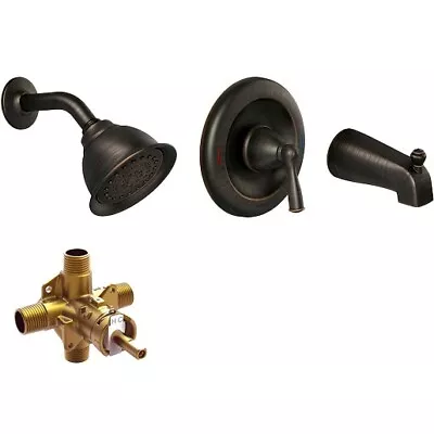 Moen 8210BRB Banbury Tub & Shower Faucet (Valve Included) Mediterranean Bronze • $80