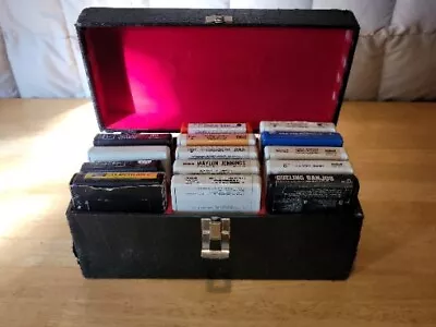 8 Track Cassette Tape Storage 14 Tapes Included • $9.90