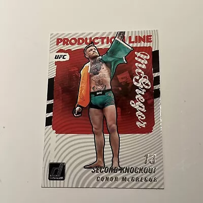 2022 Donruss UFC - Production Line #1 Conor McGregor • $1.99