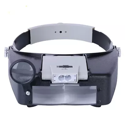 Head Magnifier Jewelers With LED Light Illuminated Magnifying 1.5X 3X 8.5X 10X • $18.99