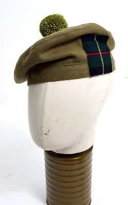 Repro Military Tam O Shanter Hat Beret Wool Bonnet British Army Military Scottis • £19.99