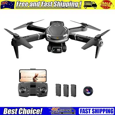 $47.29 • Buy RC Drone 150m Control Distance FPV Drones For Boys (3 Battery Black 1 Camera)