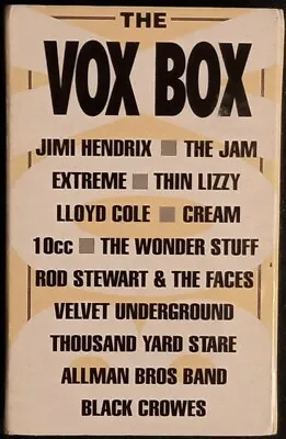 The Vox Box Cassette Tape Inc Hendrix Jam Thin Lizzy Velvet Underground10cc • £4.50