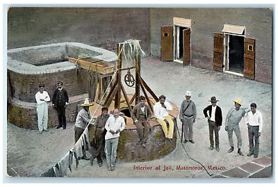 C1910 Interior Of Jail Matamoros Tamaulipas Mexico Antique Unposted Postcard • $14.98