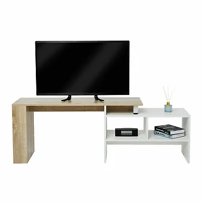 £65.99 • Buy Media Unit TV Cabinet Stand With LED Lights & High Gloss Doors 160cm Modern