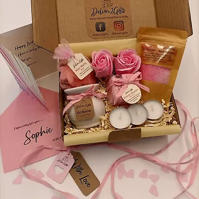 Ladies Pamper Gift Set Self Care Box Spa Gift Box Relaxation Gift Set • £19.99