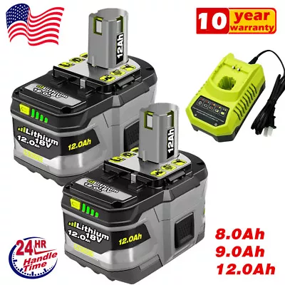 1-4Pack For RYOBI P108 18V One+ Plus 9.0Ah High Capacity Battery 18 Volt Lithium • $60.98