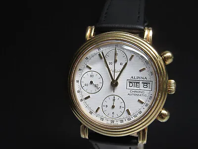 N103 ⭐⭐Luxury   Alpina   Chronograph Watch Automatic Cal.7750 - 37mm ⭐⭐ • $1005.55