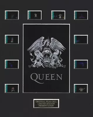 Queen In Concert Authentic 35mm Movie Film Cell 8x10 Matted Display - W/COA • $49.99