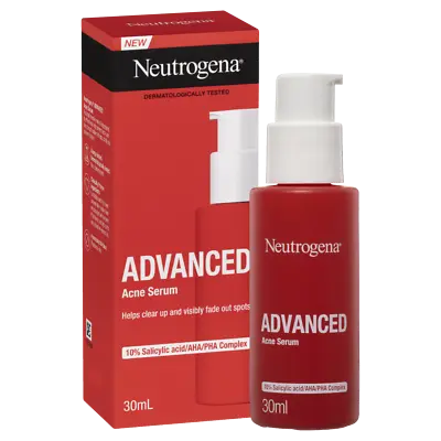 Neutrogena Advanced Acne Serum 30mL Visible Redness Spots Uneven Textures • $35.48