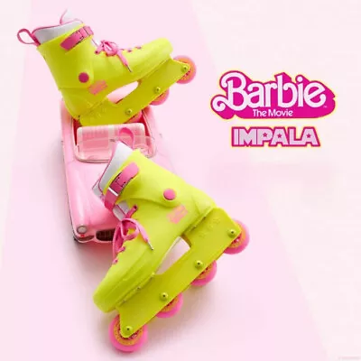 Impala Lightspeed Inline Roller Skates-Genuine Barbie Bright Yellow-New In Box! • $113.97