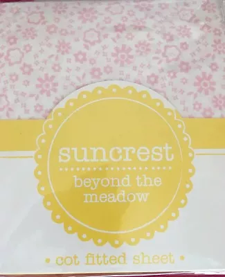 Gorgeous Suncrest Beyond The Meadow Cot Fitted Sheet 120 X60 Cms • £10.99