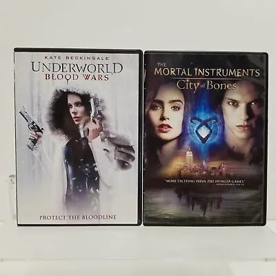 DVD Fantasy/Action/Horror Movies - Underworld Blood Wars & Mortal Instruments • $7.17