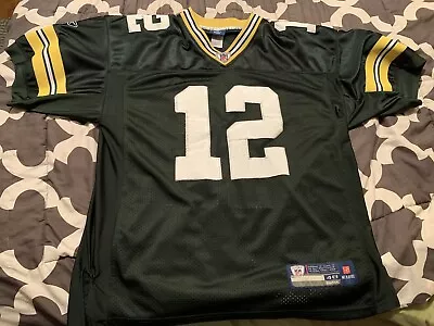 Aaron Rodgers #12 Green Bay Packers ONFIELD Mens Game Jersey Green Size 48 • $51.50