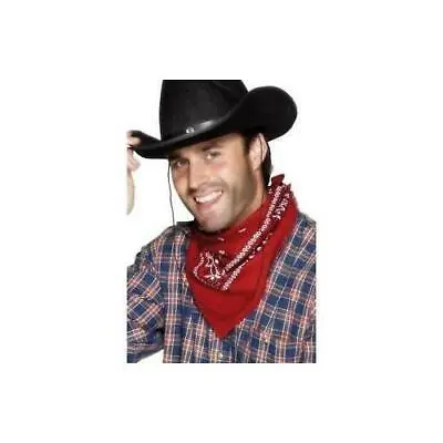 Cowboy & Indian Western Red Bandanna Scarf Fancy Dress Pack Of 12 • £16.49