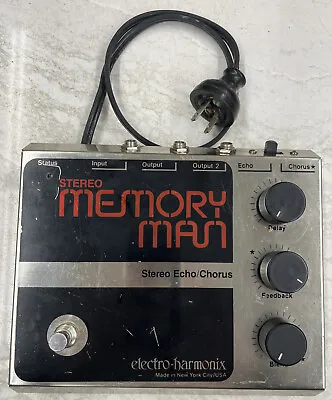 Vintage 80s Electro Harmonix Stereo Memory Man Echo/Chorus Delay  • $299.95
