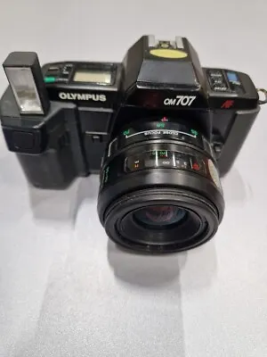 Olympus OM707 35mm SLR Film Camera With Zoom Lens 35-70mm Used For Parts/Repair • £51.41