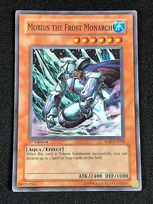 Yugioh Mobius The Frost Monarch Sod-en022 1st Super (lp) • $8.99