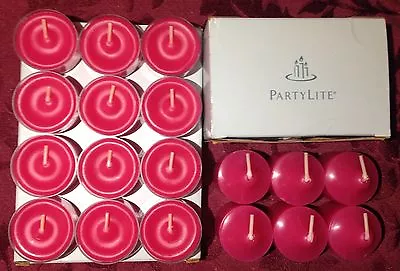 PartyLite WATERMELON Tealight & Votive Candles LOT New 18 NIB Melon Fruit HTF • $16.50