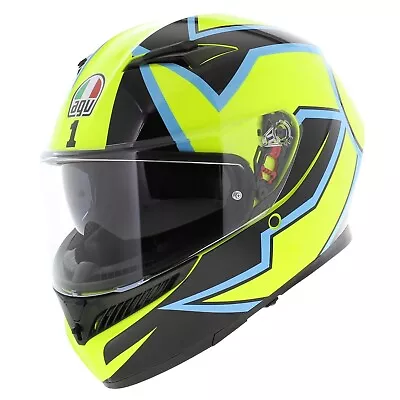 AGV K3 Rossi Winter Test 2005 Phillip Island Motorcycle Helmet Free Shipping • $312