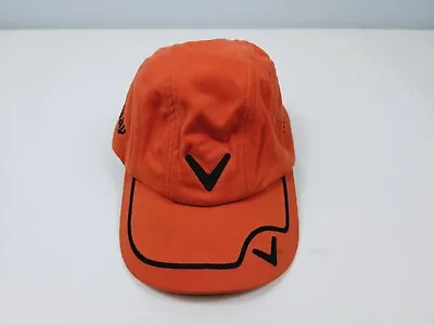 CALLAWAY Men's Orange Golf Hat Cap Size Small-Medium PreOwned VGC • $29.95
