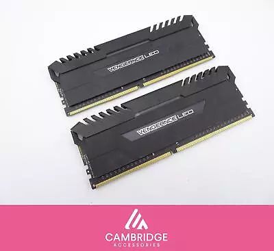 Corsair VENGEANCE LED 16GB DDR4 DIMM (2x8GB) Ram Kit CMU16GX4M2C3000C15 • £74.99