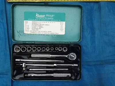 Kamasa 3618  1/4  Drive  17 Piece Socket And Bit Set 3/16  - 1/2  AF • $12.44