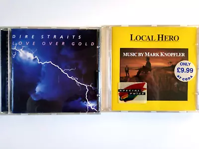 Dire Straits/Mark Knopfler CD Bundle- Love Over Gold Remastered & Local Hero OST • £7.99