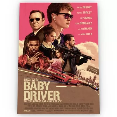 Baby Driver Movie Poster Satin High Quality Archival Stunning A1 A2 A3 • £8.49