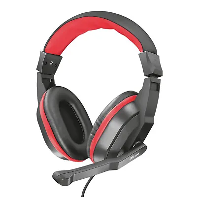 Gaming Headset With Mic Stereo Volume Control Over-Ear 3.5mm Jack Trust Ziva • £9.95