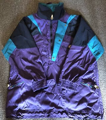 Nordica Sportsystem Pullover Jacket With Hood Mens XL Vintage Aztec Shirt Purple • $19.95