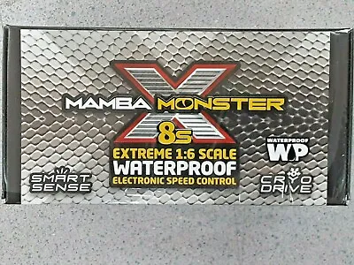 Castle Creations Mamba Monster X 8S 1/6 Brushless ESC 010-0165-00 Brand New!! • $214.95
