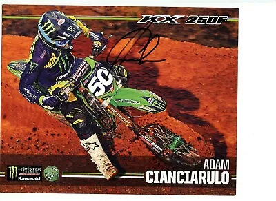 ADAM CIANCIARULO*SIGNED*AUTOGRAPHED*PHOTO Crd*Ryan DungeyChad Reed • $18